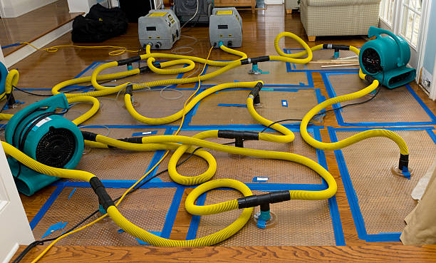 Professional Crawl Space Water Removal technician working in Oakland, ME